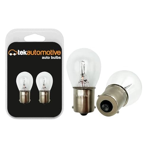 Image of Tek Automotive 382 P21W Bulb Twin Pack – Indicator Bulbs 12V 21W BA15S Brake, Fog & Reverse Car Bulb