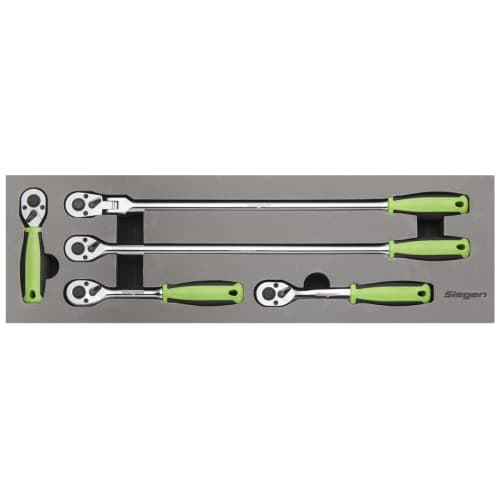 Image of Sealey S01230 5pc 3/8" Sq Drive Ratchet Wrench Set