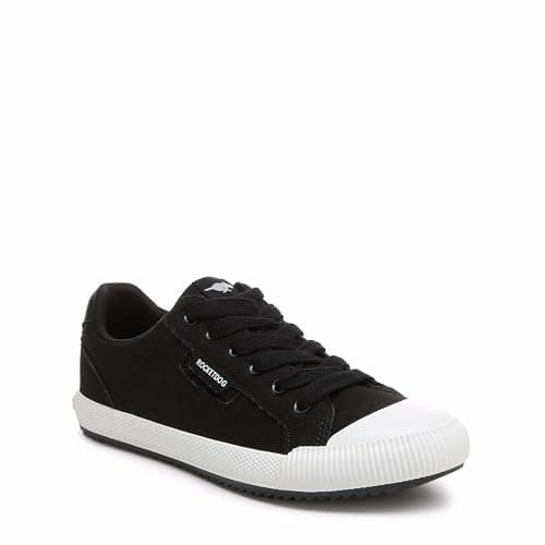 Image of Rocket Dog Cheery Womens Black Casual Canvas Shoe - Size 5 UK - Black