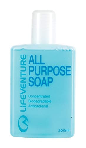 Image of Lifeventure All Purpose Biodegradable and PH balanced Bottled Soap Ideal For Travel, Camping And Wilderness (200ml)