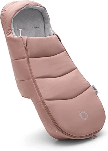 Image of Bugaboo Footmuff, Must-Have Pushchair Accessory, All-Season and Waterproof, Warm and Breathable Cosy Toes in Evening Pink