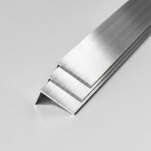 Image of Aluminium EQUAL Angle Bar 3 PACK 90 Corner, 20mm x 20mm x 2mm, Mill Finish, 6063-T6 High-Grade, Rust-Resistant, DIY & Framing Use, Corner Trim & L-Shape Floor Trim, LENGTH: 1000 MM (1 M)