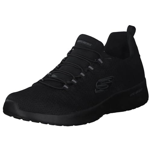 Image of Skechers Mens Dynamight Sports Shoes, Sneakers, Black Mesh Trim, 11 UK