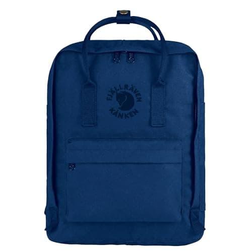 Image of Fjällräven Re-Kånken Rucksack, Midnight Blue, 38 x 27 x 13 cm, 16 l