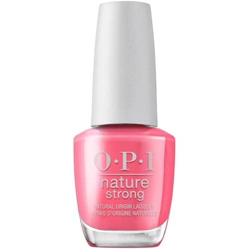Image of OPI Nature Strong Nail Polish Quick Dry Vegan Nail Varnish with Long-Lasting Results, Made with Natural Ingredients, Big Bloom Energy 15ml