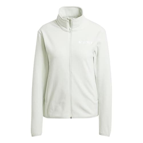 Image of adidas Women's Terrex Multi Essentials Full Zip Fleece Jacket, linen green, L