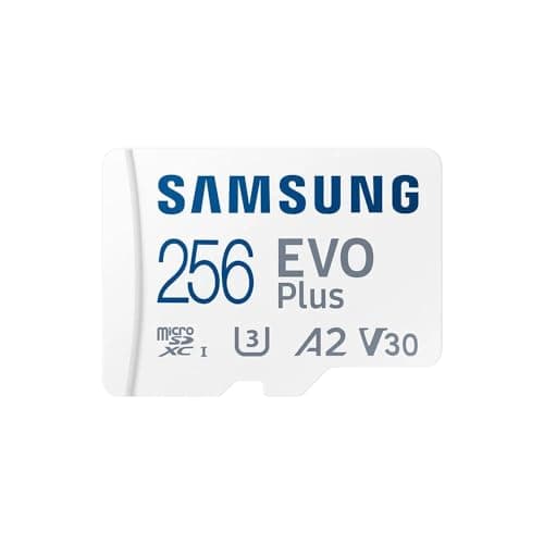 Image of Samsung EVO Plus 256GB MicroSDXC Card UHS-I U3 with SD Adapter