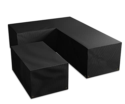 Image of Bosmere All-weather (Modular) - L-Shaped Dining Set Cover - Medium, Left Side Long