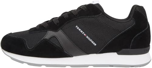 Image of Tommy Hilfiger Men Runner ICON Mix FM0FM05679 Low Top, Black (Black), 46
