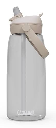 Image of Camelbak THRIVE FLIP STRAW 950 ml – sport bottle – on-the-go flow valve – dust cover – swing handle – for hiking and driving – clear, size: OS