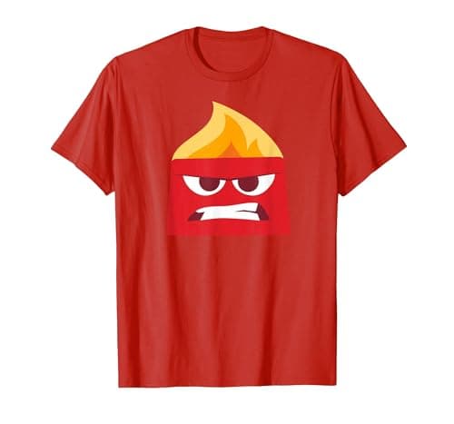 Image of Disney and Pixar’s Inside Out Anger Red T-Shirt, Men, Red, Large