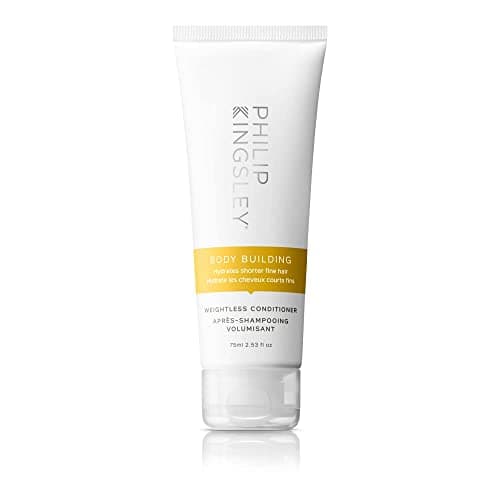 Image of Philip Kingsley | Body Building Weightless Conditioner | Volumising Conditioner for Fine, Limp, Flat, Flyaway Short Hair | Hydrates, Thickens, Lifts and Adds Volume and Shine | 75ml