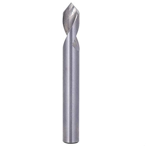 Image of Spotting Drill Bit, 90 Degree Tungsten Steel Spot Drill Bit, with Straight Shank, 0.2inch Diameter, 2 inch Length, Dual Use Chamfering Knife Drilling Tools for Drilling Machine
