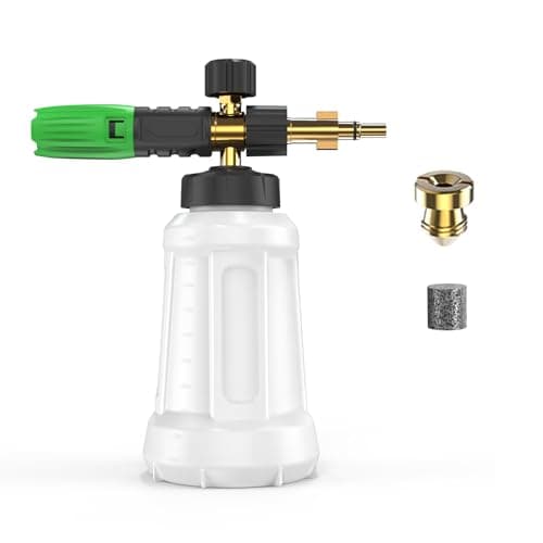 Image of OHAYORI Snow Foam Lance Compatible with Bosch Aquatak/Black &Decker/Norse/Neo Foam Cannon Adjustable 1L Bottle Soap Dispenser with Upgraded Nozzle Foam Jet Foamer for Pressure Washer
