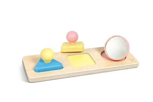 Image of Hape Mirror Puzzle, Soft & Easy-to-Grip, Made from Rice, Suitable for 10M+