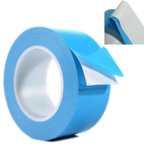 Image of CTRICALVER Thermal Adhesive Tape, Double Sided Thermal Adhesive Tape for LED Lighting Ic and LED Televisions with Excellent Insulation, High Thermal Conductivity (30mm 25m)