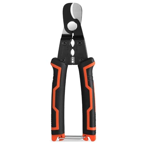 Image of ValueMax 180 mm Cable Cutter Pliers, 4-in-1 Multi-Function Wire Cutter with Safety Lock, Ergonomic Handle, for Cutting, Stripping, Peeling & Breaking Cables up to 11mm