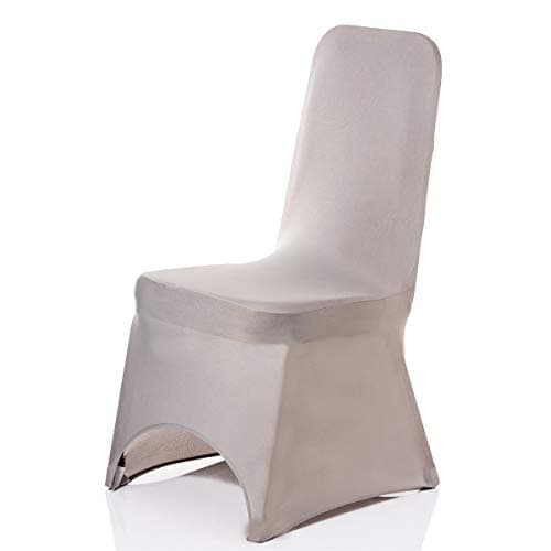 Image of Covering All Occasions Chair Covers Stretch Fit Lycra Spandex | Arched Fronted | Dining Room Wedding Banquet Party