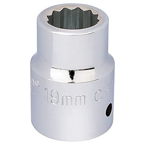 Image of Draper T-MM/B 3/4 Square Drive 12 Point Socket (19mm), Blue, 19 mm