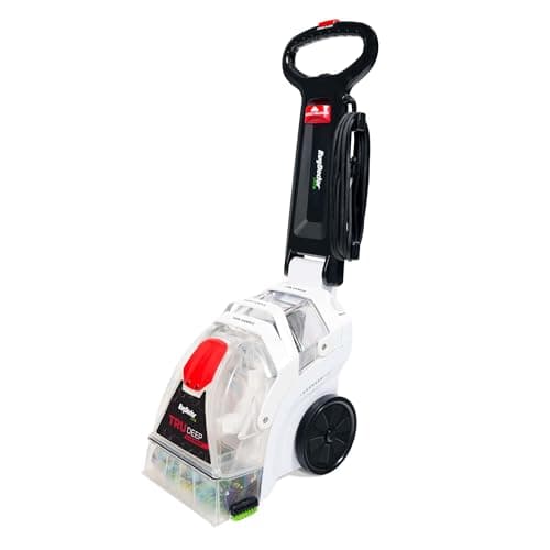 Image of RugDoctor 1093171 Rug Doctor Tru Deep Carpet Cleaner PET Cleaning Machine, Plastic, 1300 W, 3.8 liters, Red/White