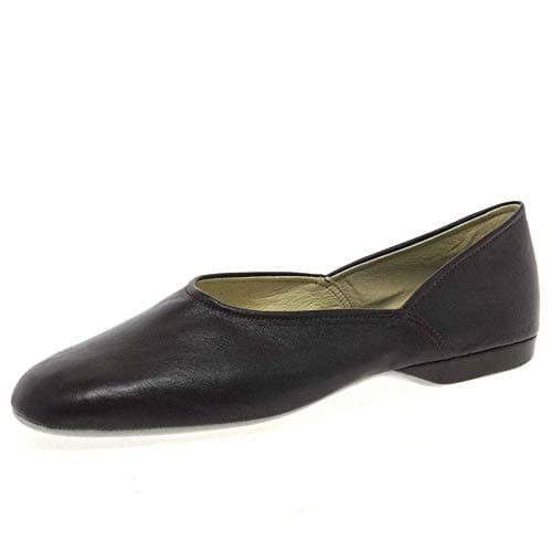 Image of Charles Clinkard Slippers Grecian Mens Leather Slippers 12 Burgundy