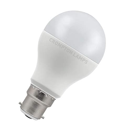 Image of Crompton Lamps LED GLS 15W BC-B22d (100W Equivalent) 2700K Warm White Opal 1521lm BC Bayonet B22 A65 Frosted Bright Thermal Plastic Light Bulb