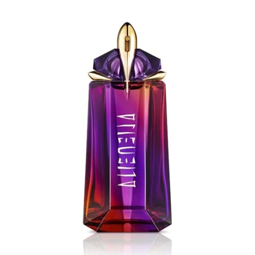 Image of Mugler Alien Hypersense Eau de Parfum for Women, Vibrant Fruity Woody Floral Fragrance with Juicy Fruit Accord, Solar Jasmine and Warm Woody Notes, Refillable Talisman Bottle