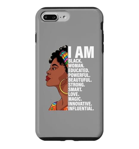 Image of African American I Am Black Woman Magic Case for iPhone 7 Plus/8 Plus