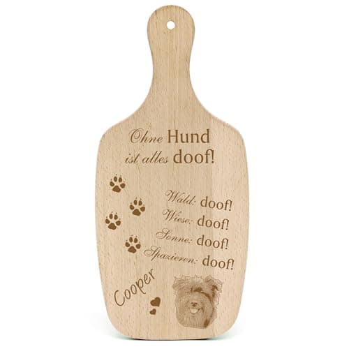Image of Dekolando Decorative Dog Sign Gift Dog Longhaired Pyrenees Shepherd Dog Sign - Everything Doof- Dog Signs Dog Owner Dog Mum Dog Dad Dog Lover Dog Holder
