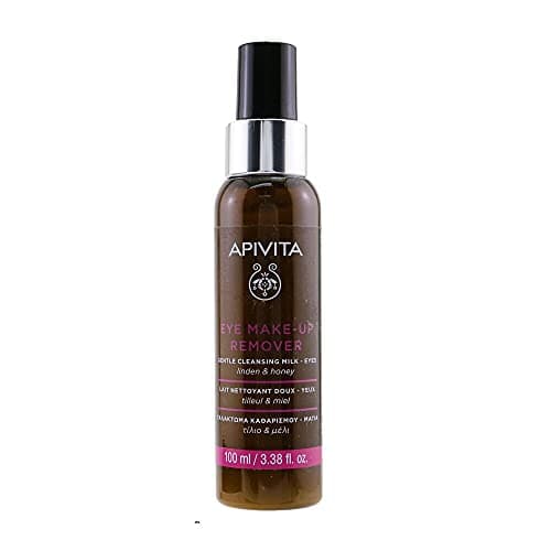 Image of Apivita Gentle Eye make up remover, suitable for contact lenses users (test on water proof make up) with Honey & Linden