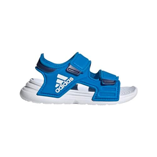 Image of adidas Kids Altaswim Sandal, Blue Rush/White/Dark Blue, 5 US Unisex Toddler