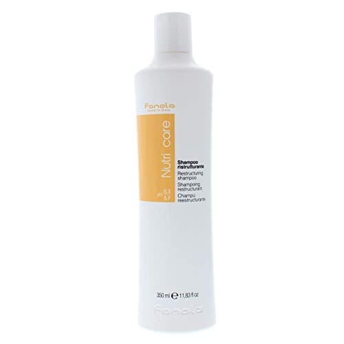 Image of Fanola Restructuring Shampoo, Hydration and Nourishment to Dry, Stressed and Damaged Hair, Enriched Formula with Milk Proteins, 350