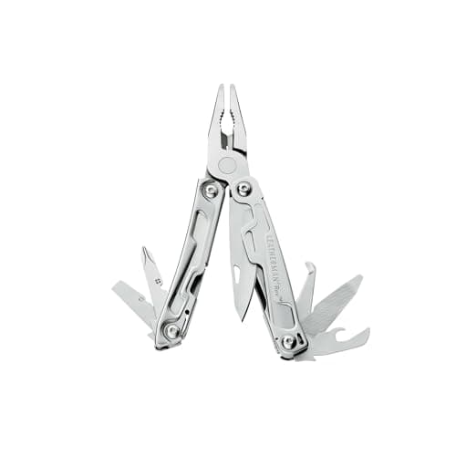 Image of Leatherman Rev Multi-Tool - 14 Tools with Blade for Camping & DIY, Stainless Steel, Silver