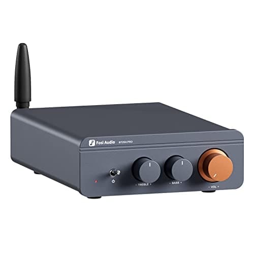Image of Fosi Audio BT20A Pro 300W x2 TPA3255 Bluetooth 5.0 Home Audio Stereo 2 Channel Amplifier Receiver Mini Hi-Fi Class D Upgraded Integrated Amp for Speakers with Bass Treble Control