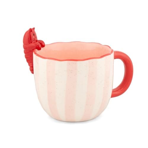 Image of Sass & Belle Peeking Lobster Mug - Ceramic Coffee Cup for Tea or Hot Drinks – Novelty Gift for Mum, Dad, Friends – Quirky Sass and Belle Mug for Her or Him