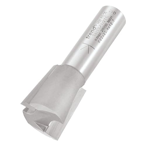 Image of Trend Professional Stair Trenching Router Cutter, 95 Degrees, 1/2 Inch Shank, 22mm Cut Diameter, 26mm Cut Length, Right Hand Rotation, TCT, 32/13X1/2TC