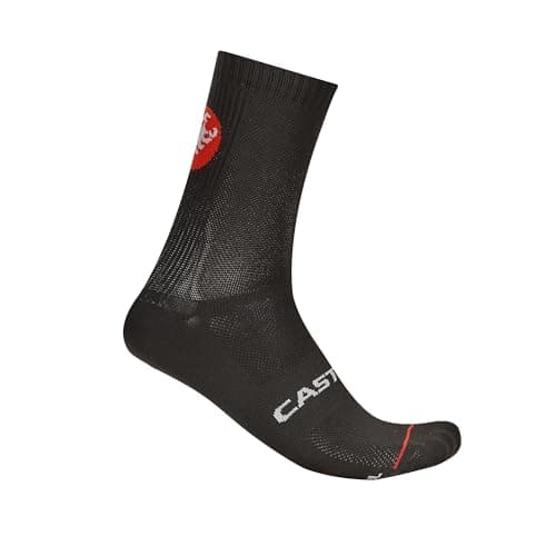 Image of CASTELLI Entrata 12 Sock, Moisture-Resistant Cycling Socks with All-Day Comfort & Midfoot Support for Men & Women