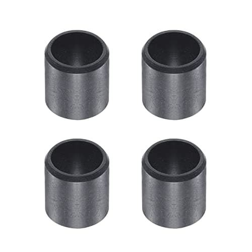 Image of sourcing map Sleeve Bearings 8mm Bore 10mm OD 10mm Length POM Wrapped Oilless Bushings Black 4pcs