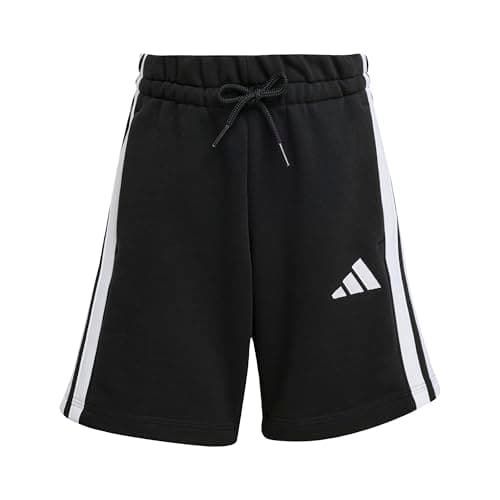 Image of adidas Unisex Kids Essentials Shorts, Black/White/White, 4-5 Years