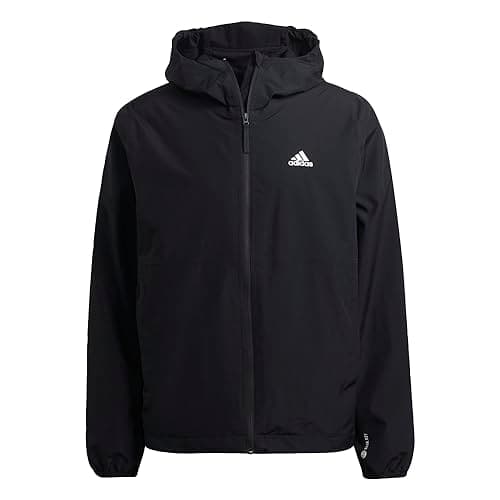 Image of adidas Men's Essentials RAIN.RDY Jacket, Black, Medium