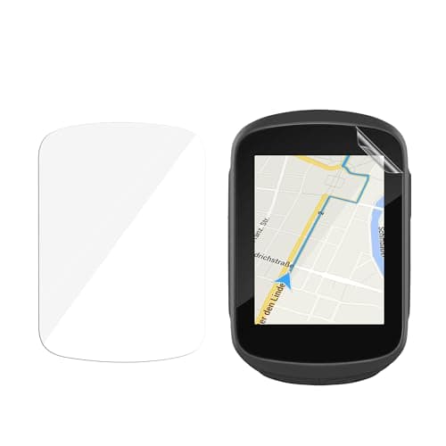 Image of kwmobile 2x Bike GPS Screen Protector for Garmin Edge 130 Plus Screen Protector - Anti-Shock Protection for Bicycle GPS Navigation Screen - Crystal Clear PMMA
