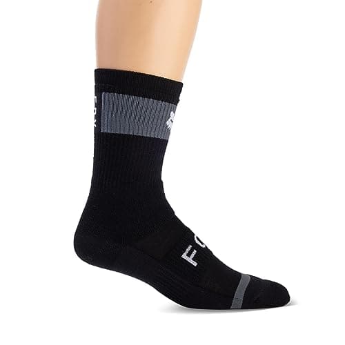 Image of Fox 8 Inch Defend Winter Socks in Black Small/Medium, Black