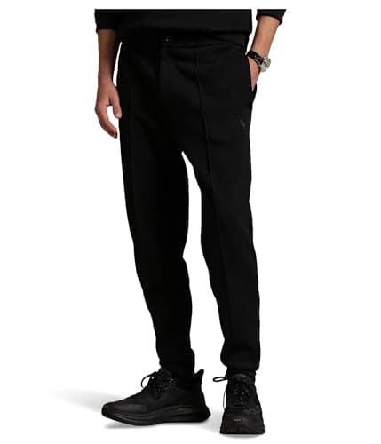 Image of POLO RALPH LAUREN Mens Double-Knit Jogger Pants, Polo Black, Large