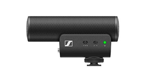 Image of Sennheiser MKE 400 Directional Shotgun Camera Microphone | Built-In Wind Protection & Shock Absorption | For Vloggers & Creators | 3.5MM TRS & TRSS Coiled Cables Included | Black (508898)