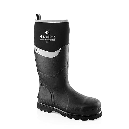 Image of Buckler Buckbootz Bbz6000bk Black Safety Wellington Boots Size 9