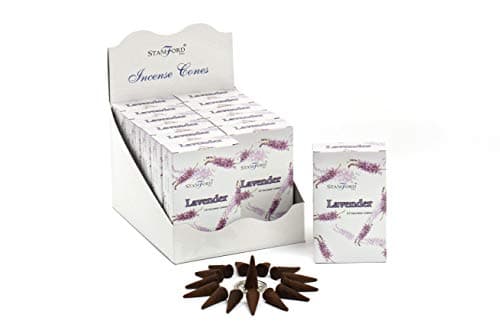 Image of Stamford Lavender Incense Cones, 15 Cones x 12 Packs
