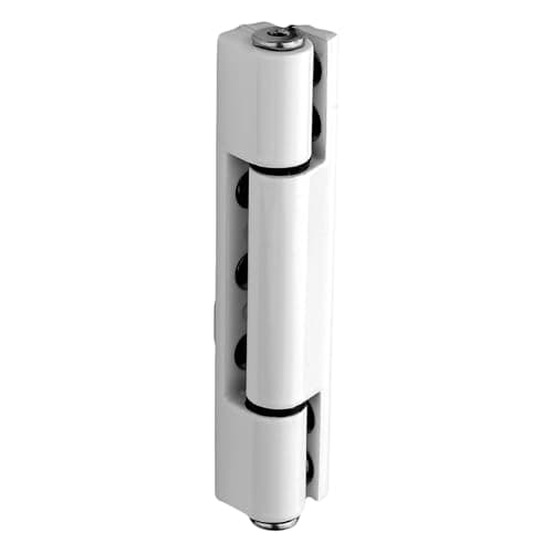 Image of White UPVC Door Adjustable Butt Hinge Flat 115mm 0° Degrees
