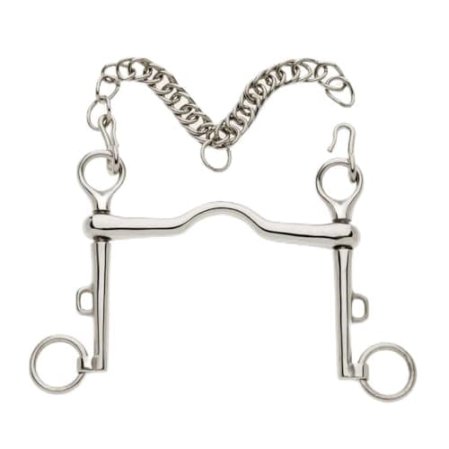 Image of Lorina Sliding Cheek Ported Weymouth - Silver, 5in