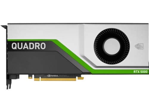 Image of HP NVIDIA Quadro RTX 5000 PCIe 3.0 X16 Graphics Card, 16GB GDDR6, Silver