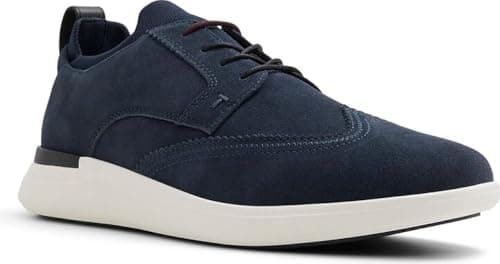 Image of Ted Baker Men's Men's Halton Derby Lace Up Sneakers Navy Blue, Blue, 7 UK